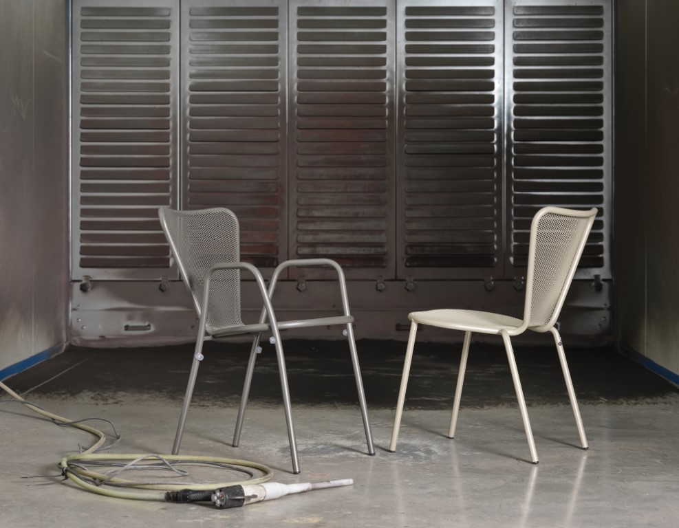 chaise métal
